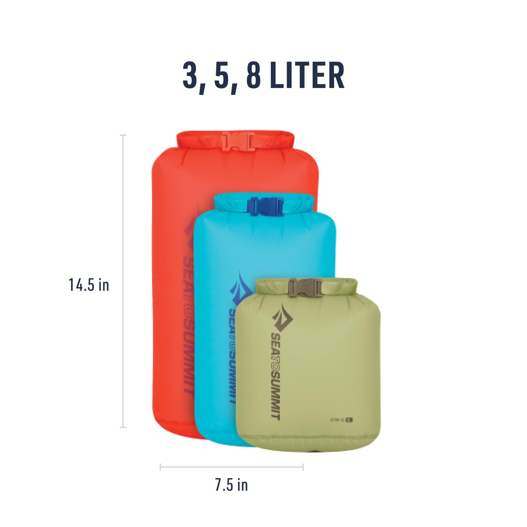 Amazon.com: Sea to Summit Ultra-SIL Dry Bag Set, Waterproof Stuff
